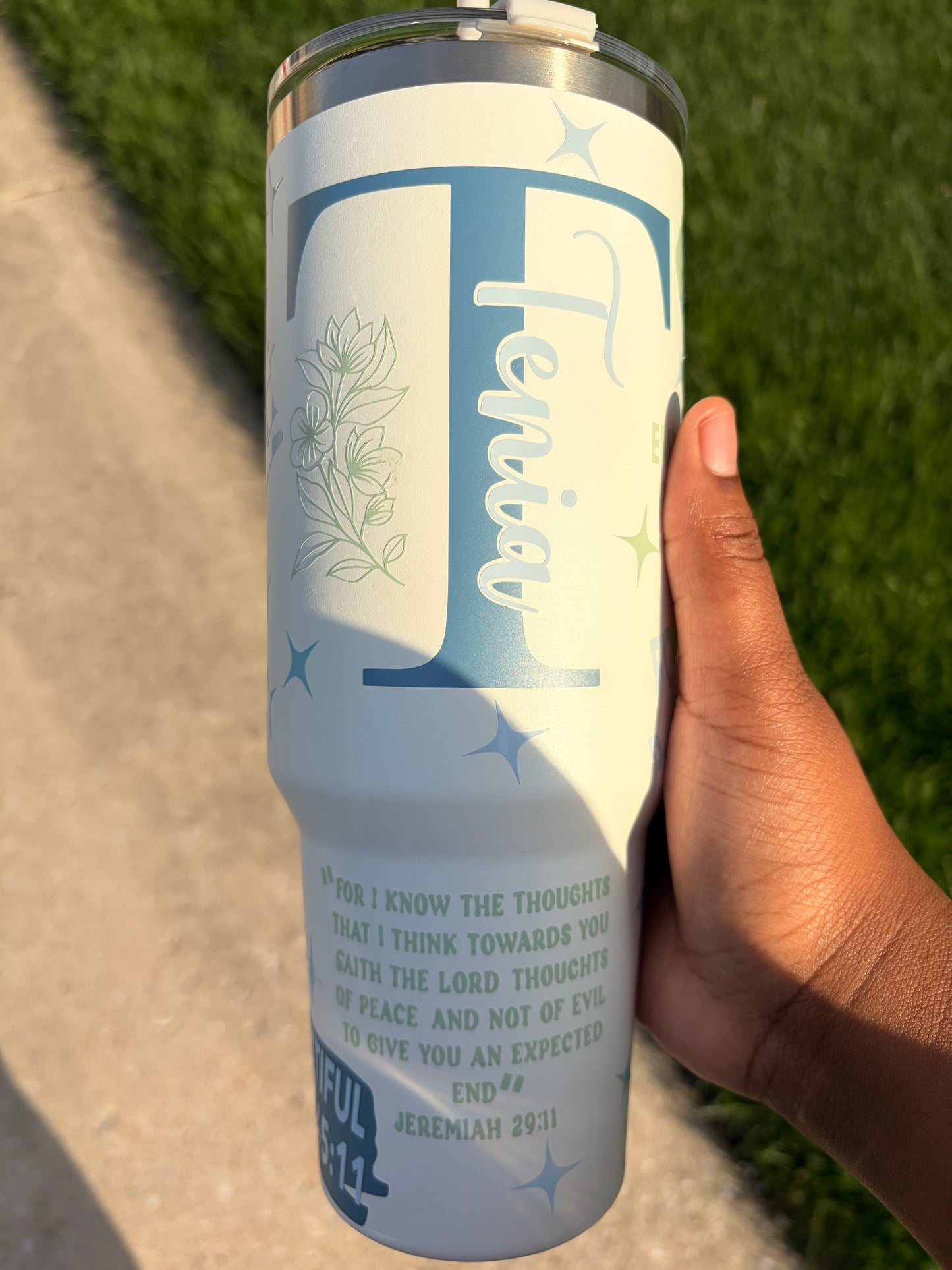God Says You Are 40 oz Custom Tumbler