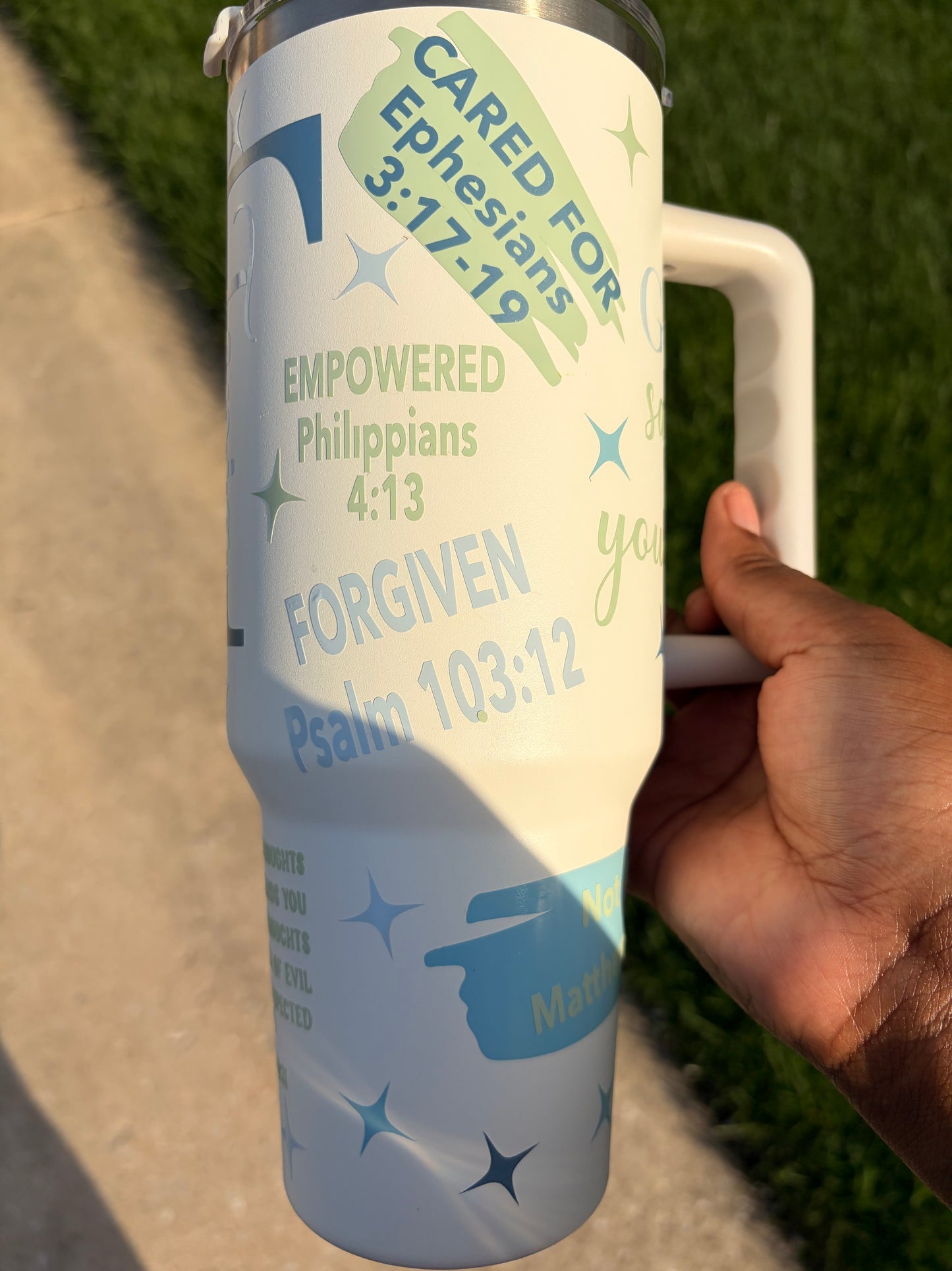 God Says You Are 40 oz Custom Tumbler